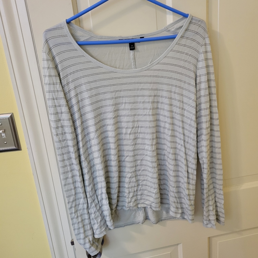 Striped, long sleeve shirt